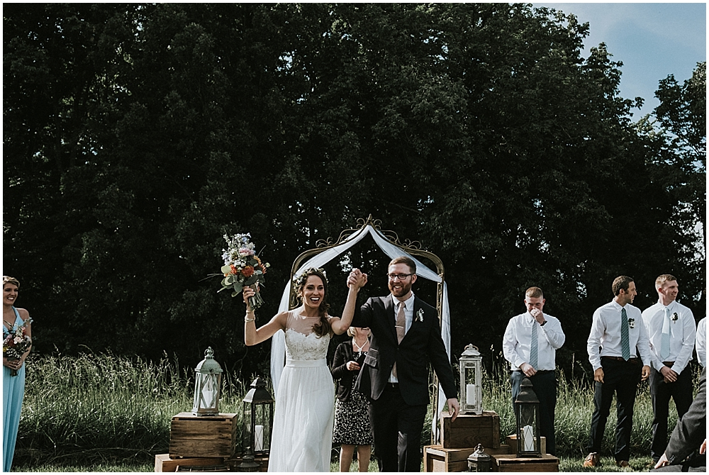 outdoor wedding ceremony durham north carolina