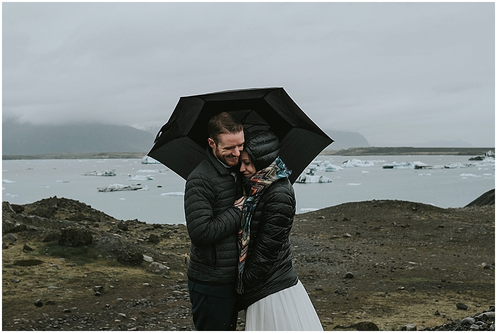 Jökulsárlón iceland elopement 