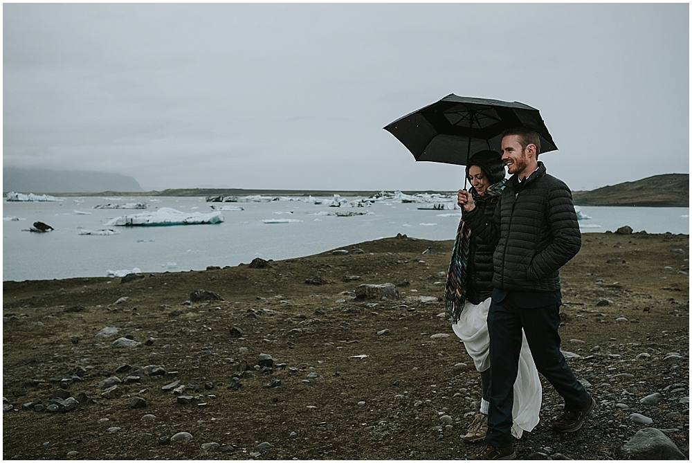 elopement Jökulsárlón