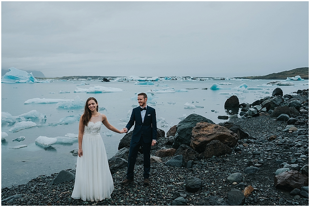 Jökulsárlón wedding photographer 