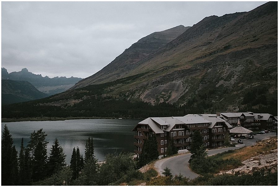 Wedding at Many Glacier Lodge