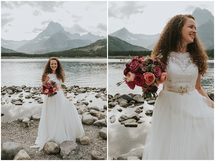 Logan Pass Montana Wedding