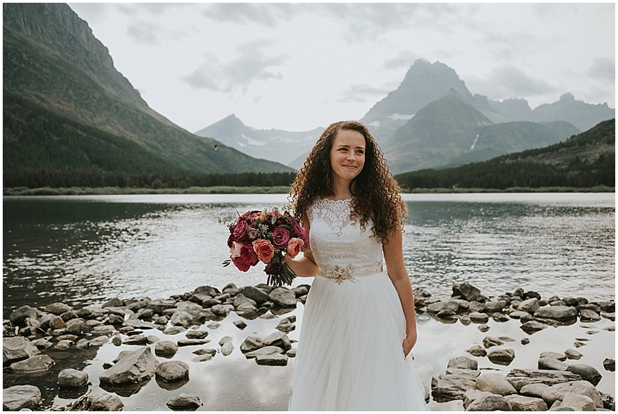 Glacier National Park Wedding, Montana Wedding Photographer, Kalispell Elopement Lake McDonald Montana Wedding