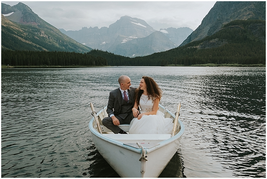 Montana Outdoor Elopement, Lake McDonald Wedding, Kalispell Wedding Photographer Logan Pass Montana Wedding Photographer