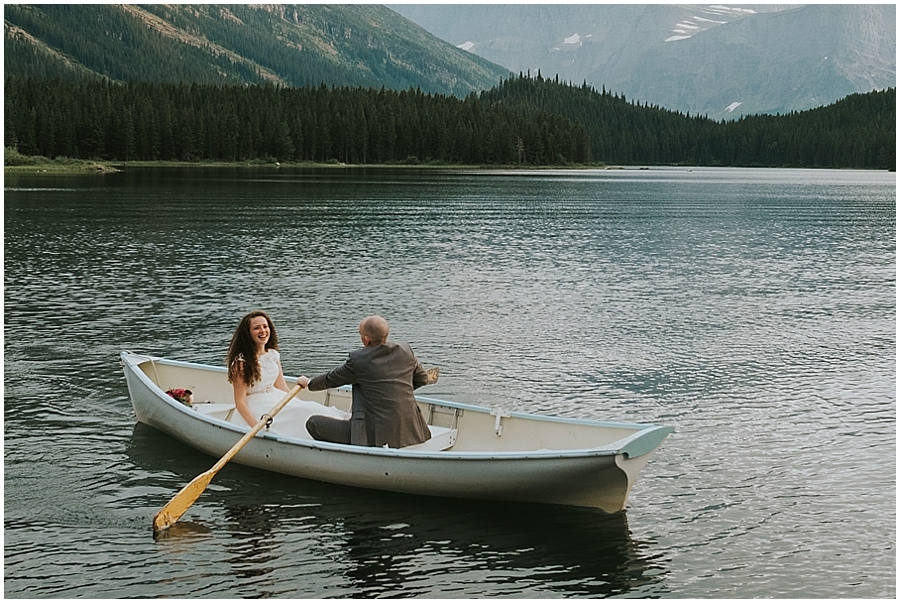 Logan Pass Montana Wedding