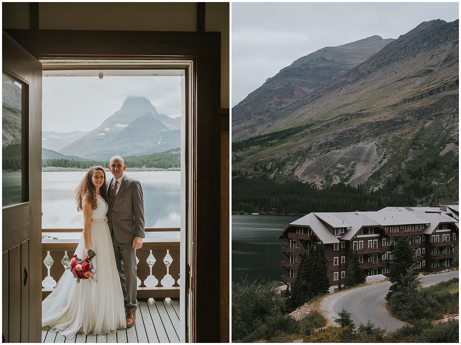 Montana Elopement Photographer, Many Glacier Lodge Wedding, Lake McDonald Montana Wedding Glacier National Park Wedding Venue