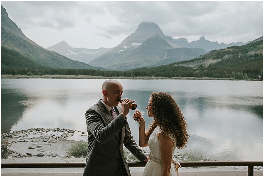 Lake McDonald Montana Elopement, Montana Wedding Photographer, Glacier National Park Wedding Venue Kalispell Glacier Adventure