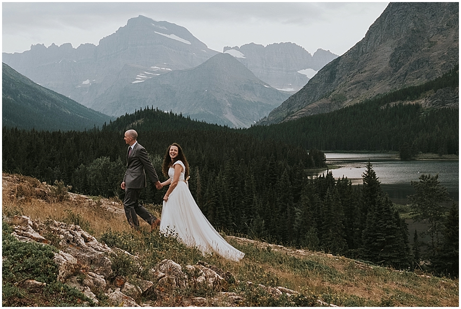 Kalispell Montana Wedding, Montana outdoor Elopement, Montana Mountains Wedding Glacier National Park Elopement Adventure