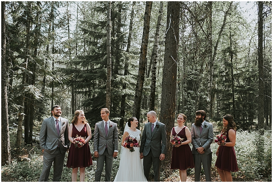 Montana outdoor wedding