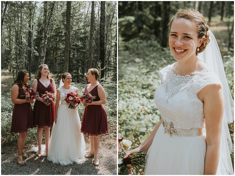 Kalispell outdoor wedding