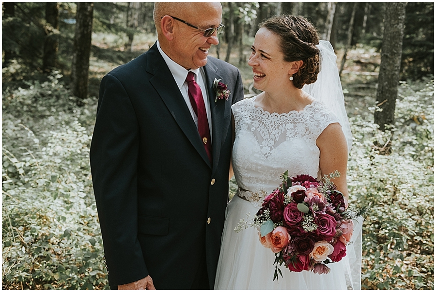 Glacier National Park outdoor wedding