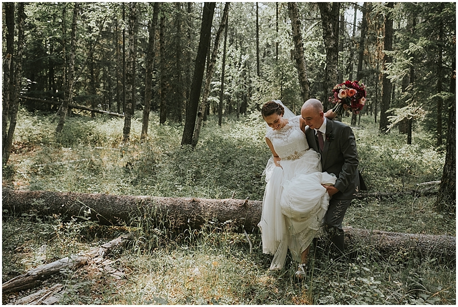 Logan Pass outdoor elopement