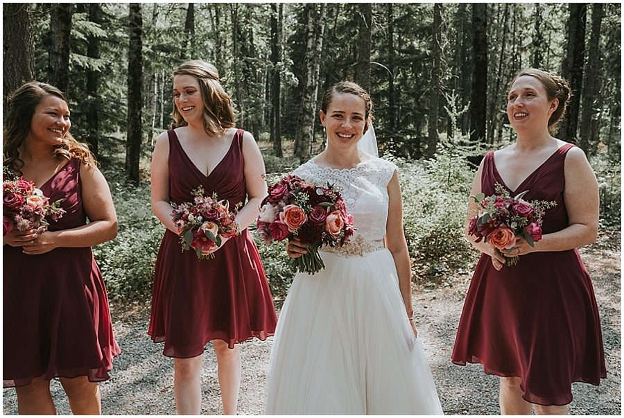 Logan Pass outdoor wedding