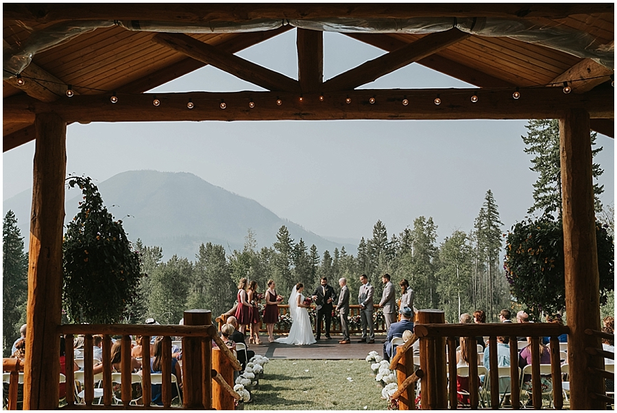 Logan Pass outdoor wedding venue