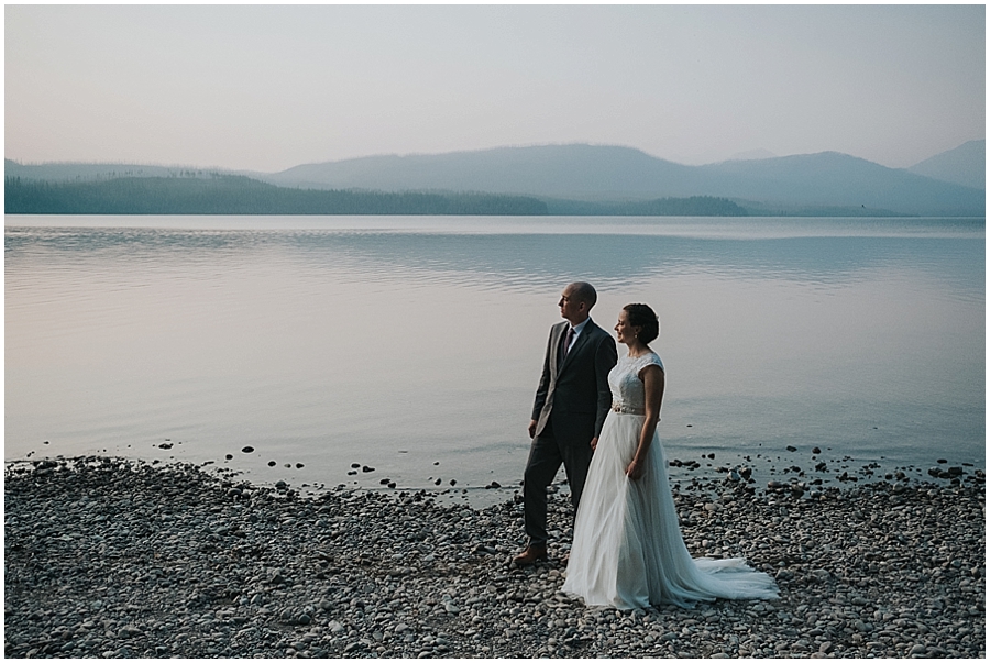 Lake McDonald Montana elopement