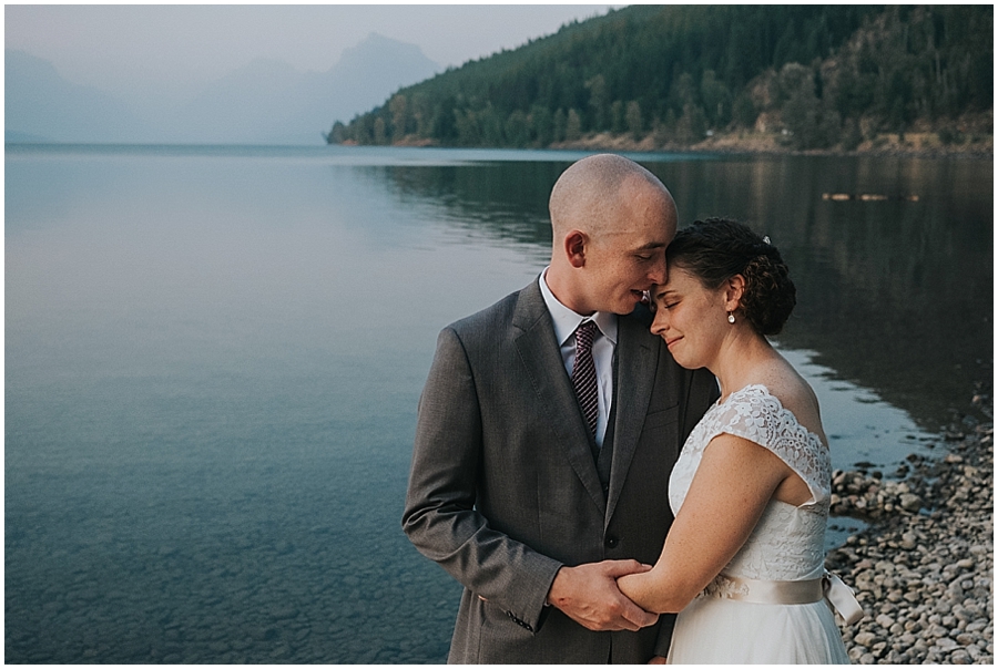 Lake McDonald elopement photographer