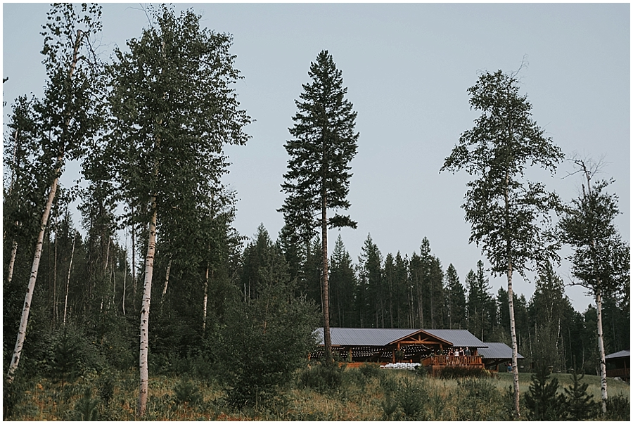 Glacier National Park outdoor wedding venue 