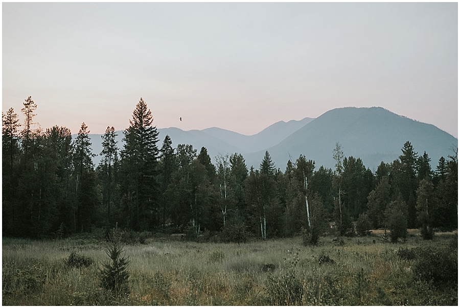 Glacier National Park outdoor wedding photographer