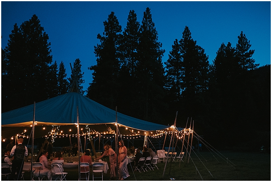 Washington teepee tipi wedding