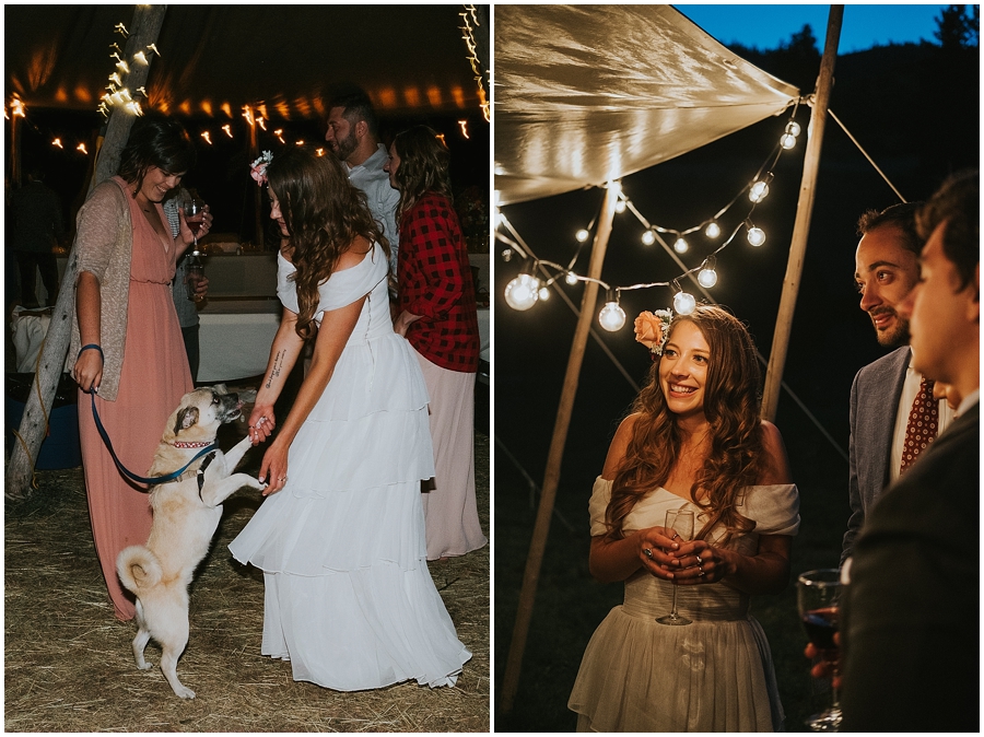 Seattle tipi wedding 