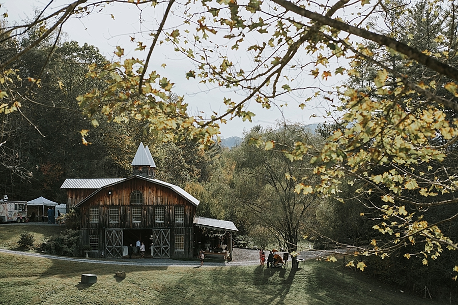 Asheville Wedding Barn Venue