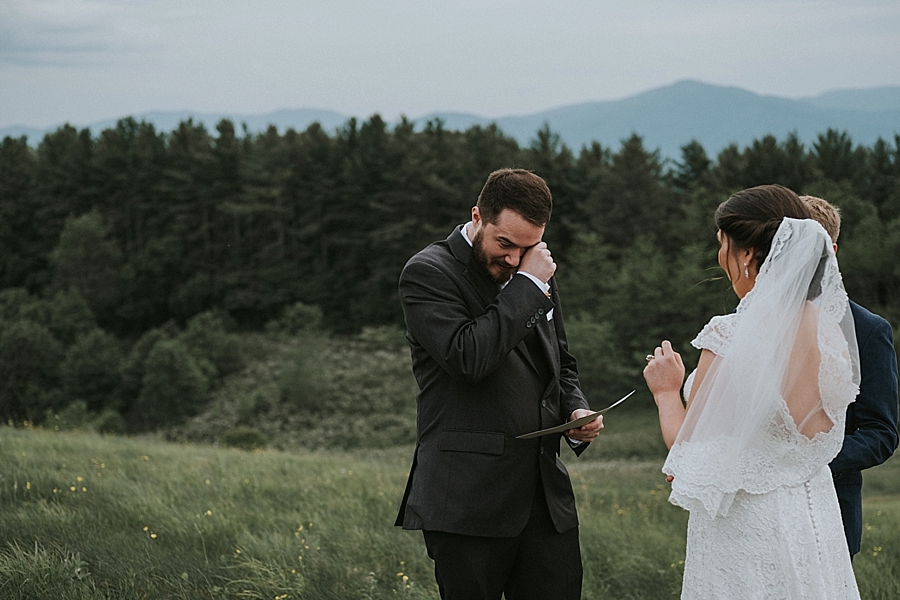 Max Patch Mountain elopement Asheville