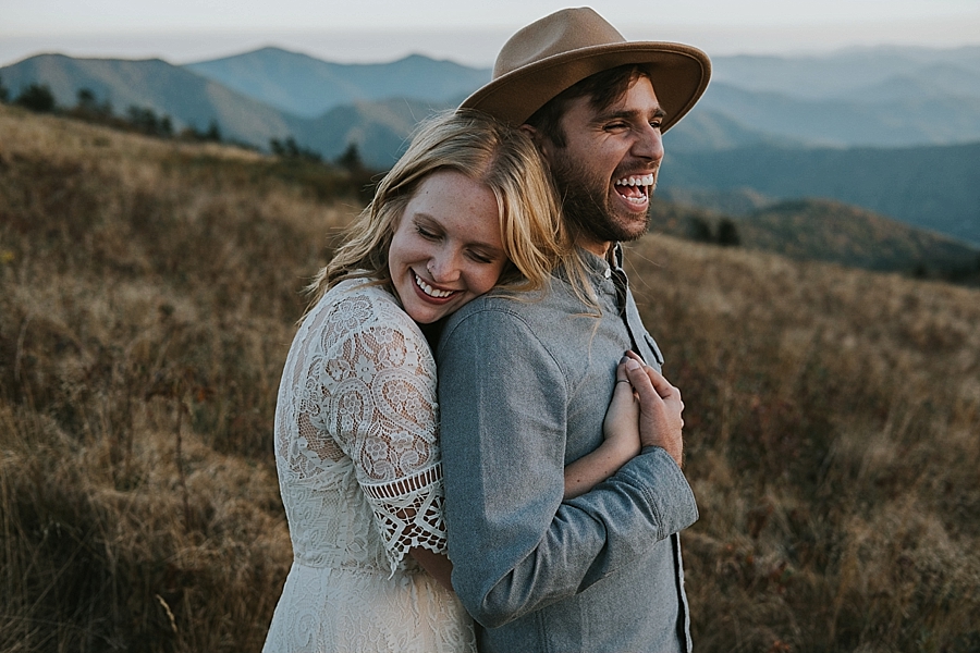 Asheville outdoor mountain wedding venue