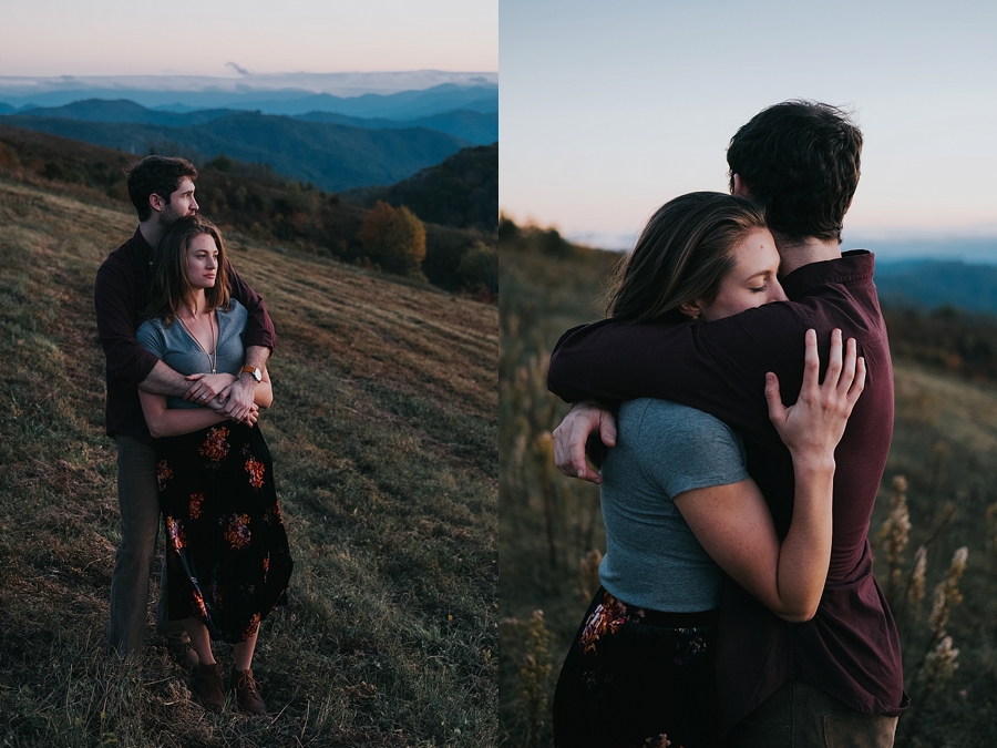 Elopement on Max Patch Mountain NC Max Patch mountain Asheville NC wedding