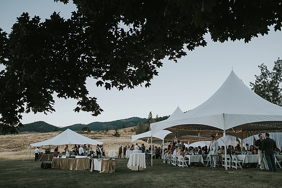 Sun mountain Lodge wedding reception Winthrop, Washington