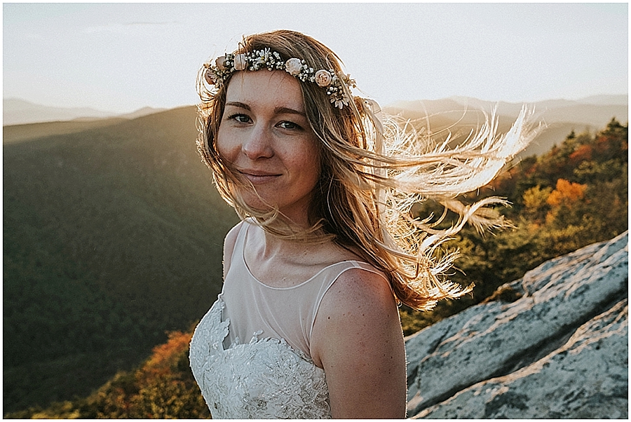 Asheville mountain elopement 