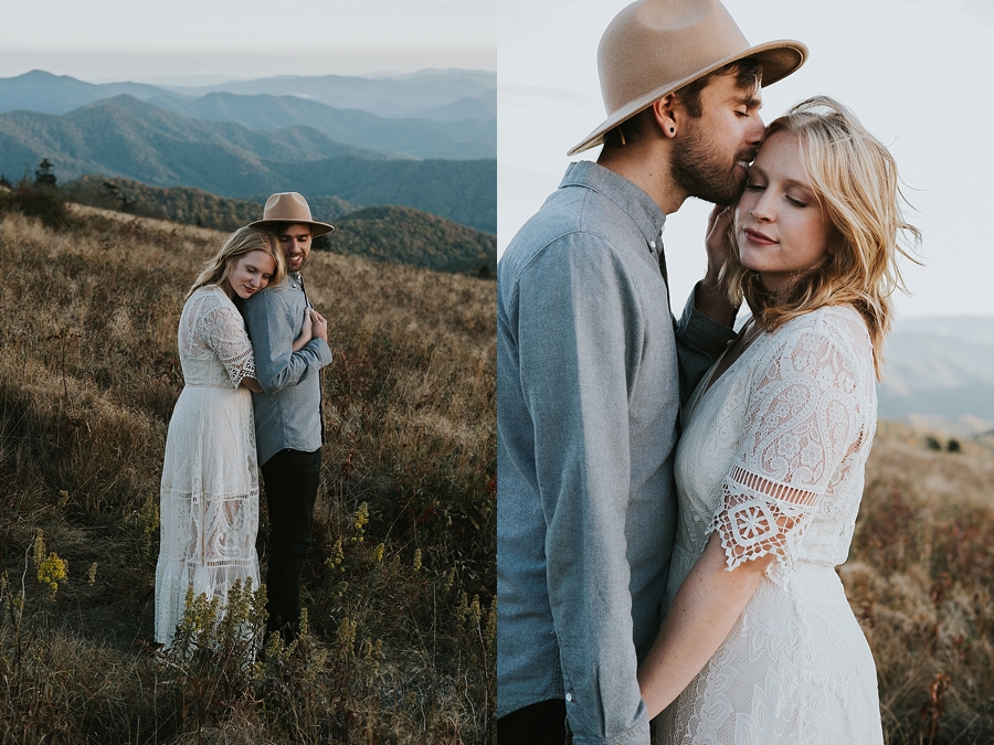 Tennessee mountain elopement Roan Mountain State Park wedding