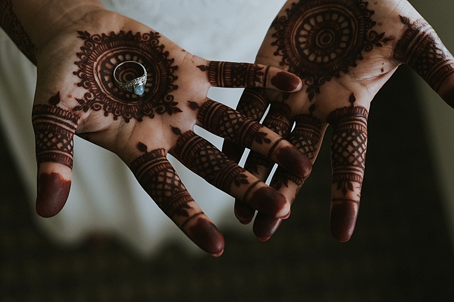 Hindu mountain elopement Asheville NC