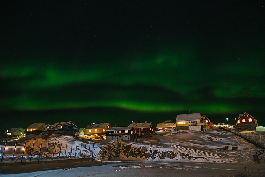 Greenland northern lights
