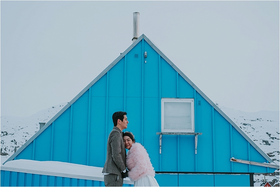 Denmark outdoor winter wedding 