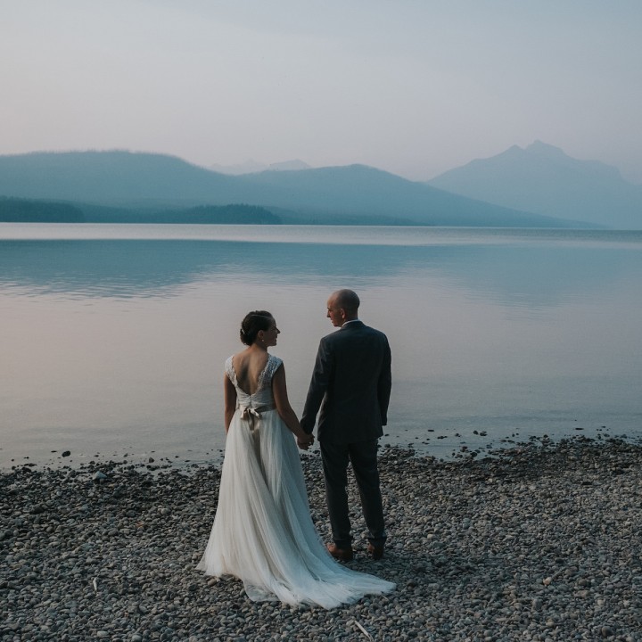 Katy + Nick | Glacier National Park, Montana Wedding