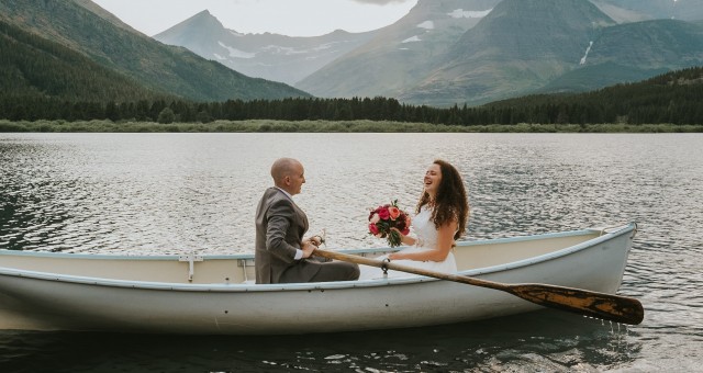 Katy + Nick | Glacier National Park, Montana Epic Day-After Session