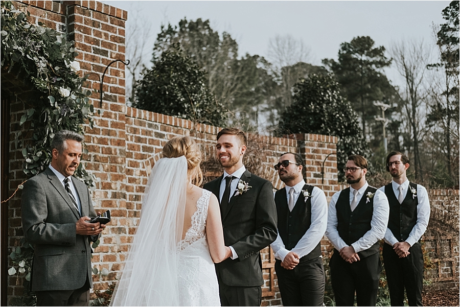 Raleigh NC outdoor wedding