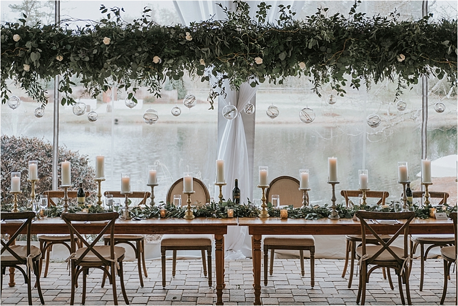 Oaks at Salem Wedding reception