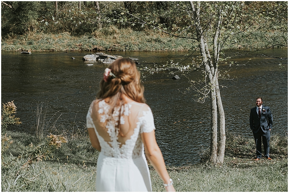 Blue Ridge Mountain wedding cabin 