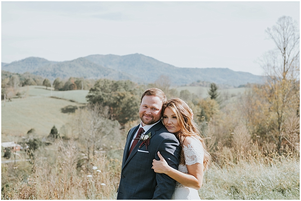 North Carolina mountain cabin wedding 