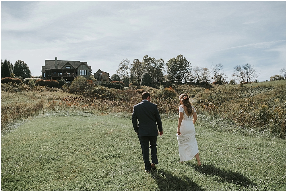 mountain cabin wedding in Asheville North Carolina 