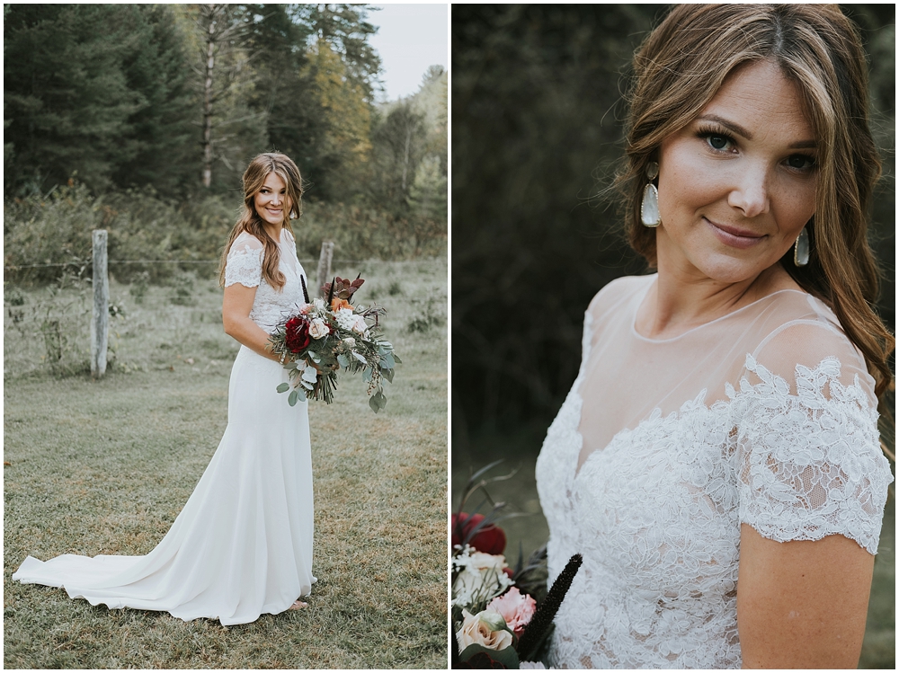 Asheville mountain wedding photographer 