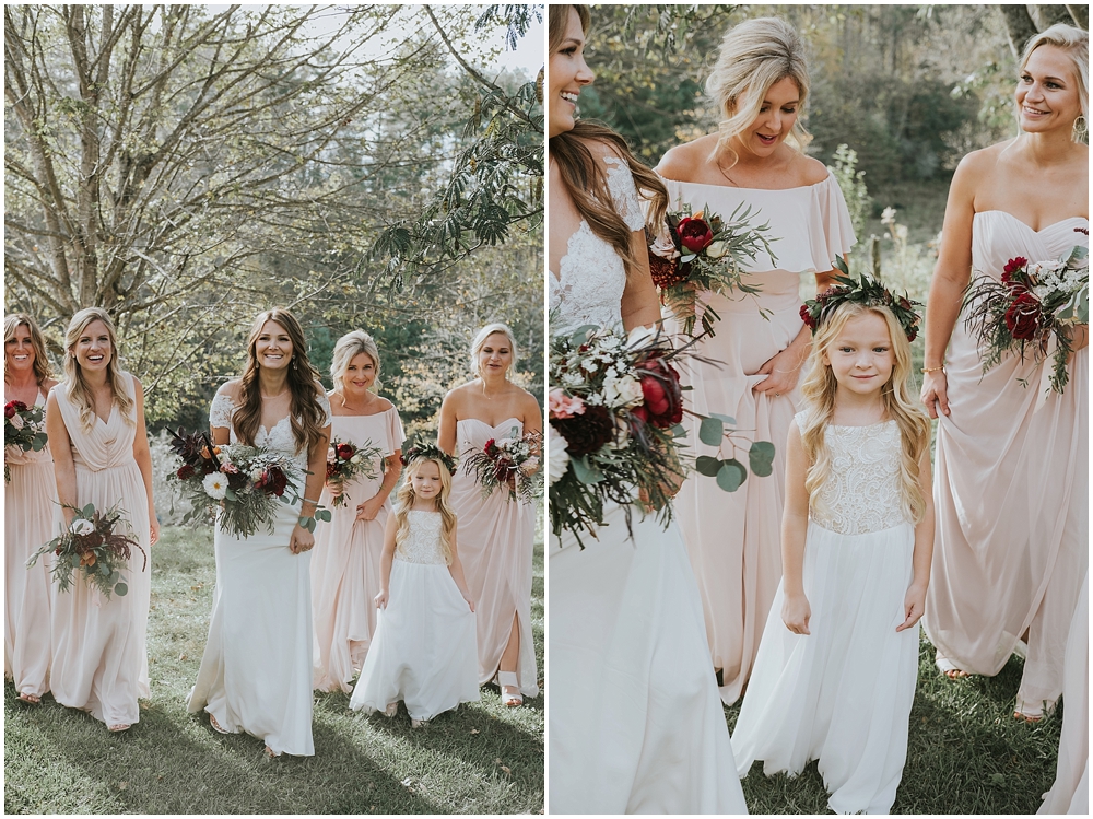 Fines Creek Farm Asheville barn wedding 