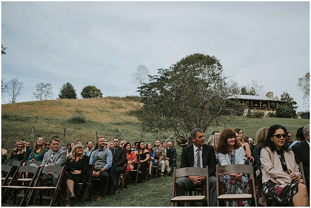 fall wedding in north carolina mountains 