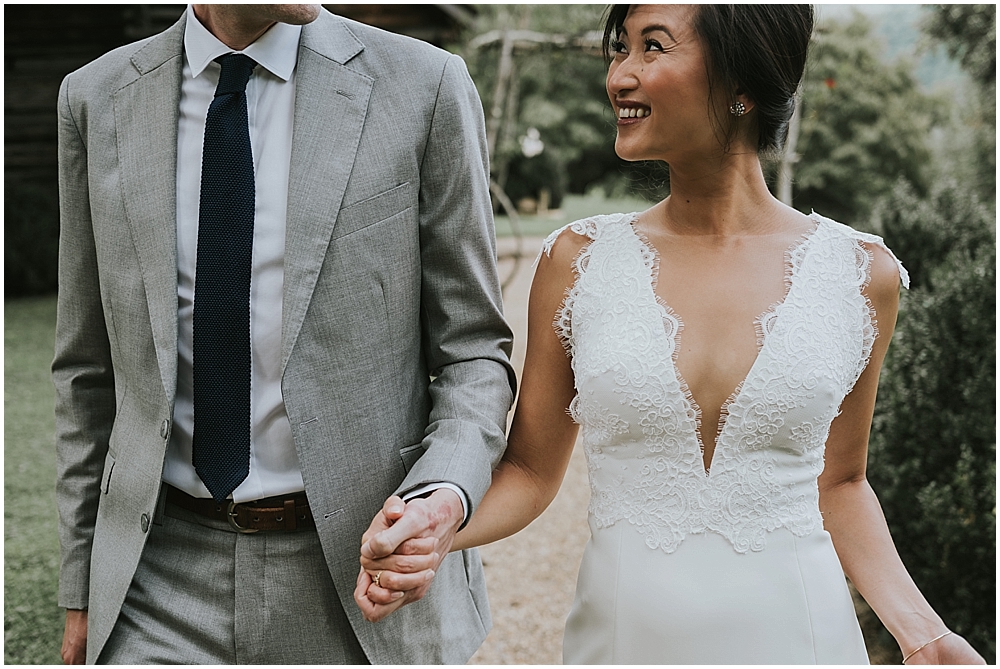 Biltmore Estate conservatory wedding portraits 