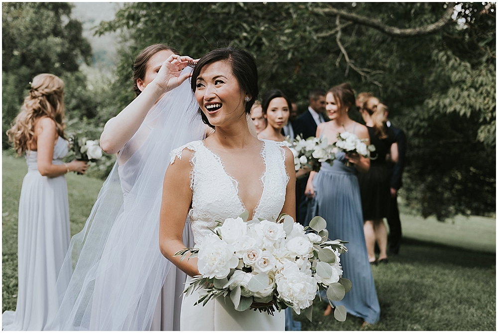 boho glam wedding in north carolina mountains 