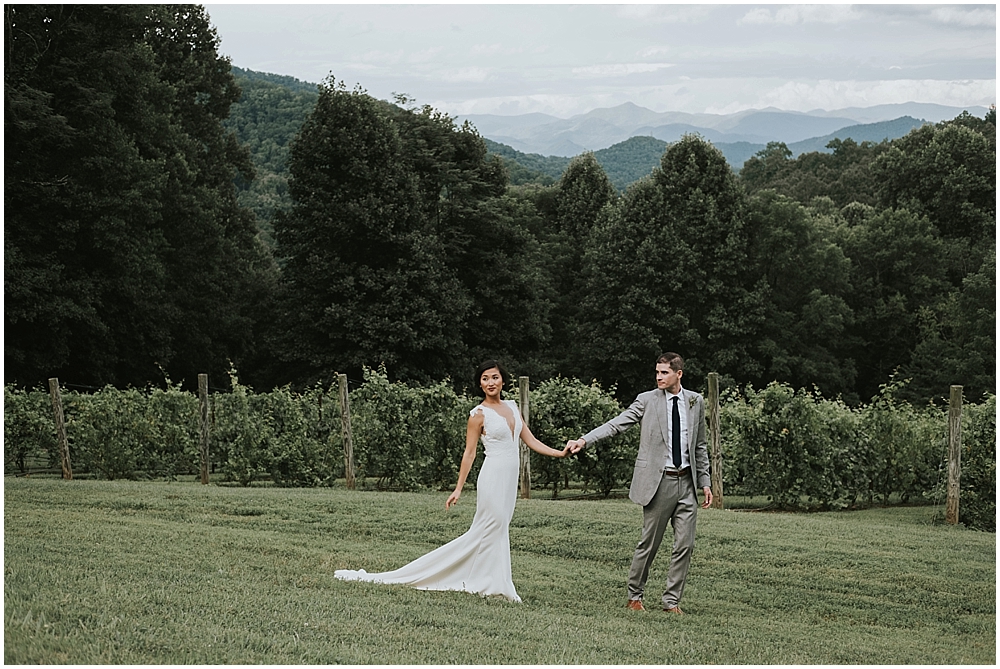 western north carolina scenic mountaintop wedding venue