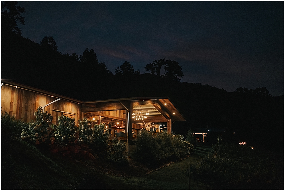 blue ridge mountaintop wedding venue nc