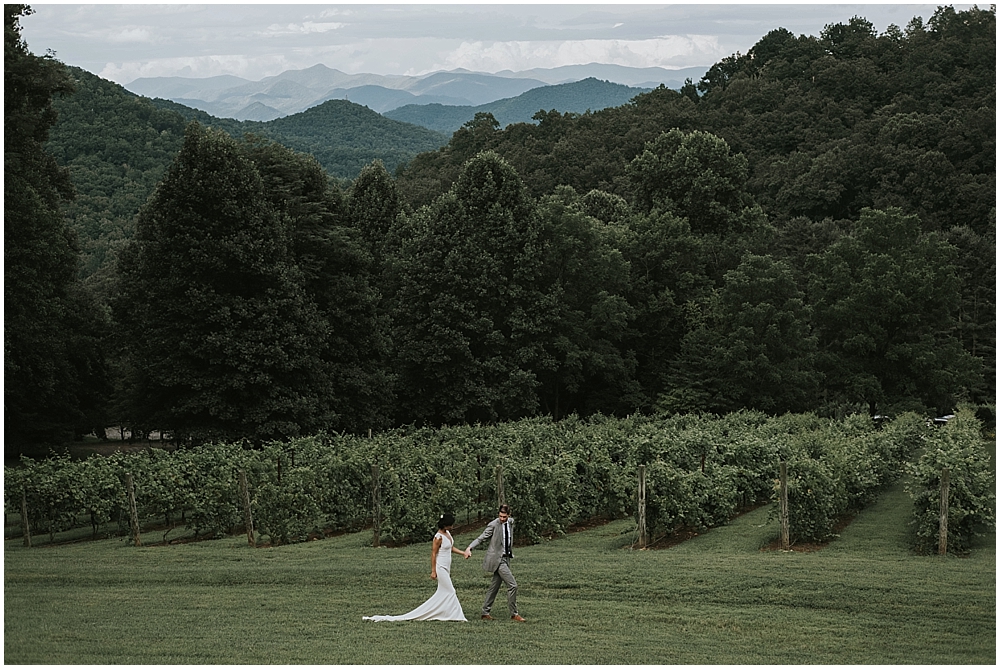 scenic north carolina mountain wedding venue 