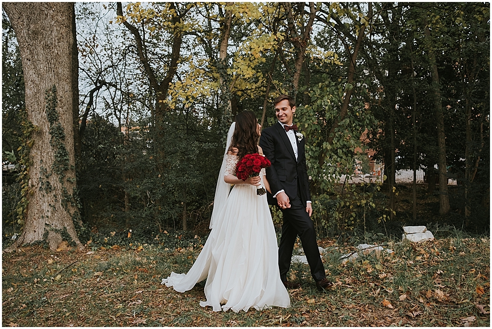 Outdoor elopement Raleigh NC 